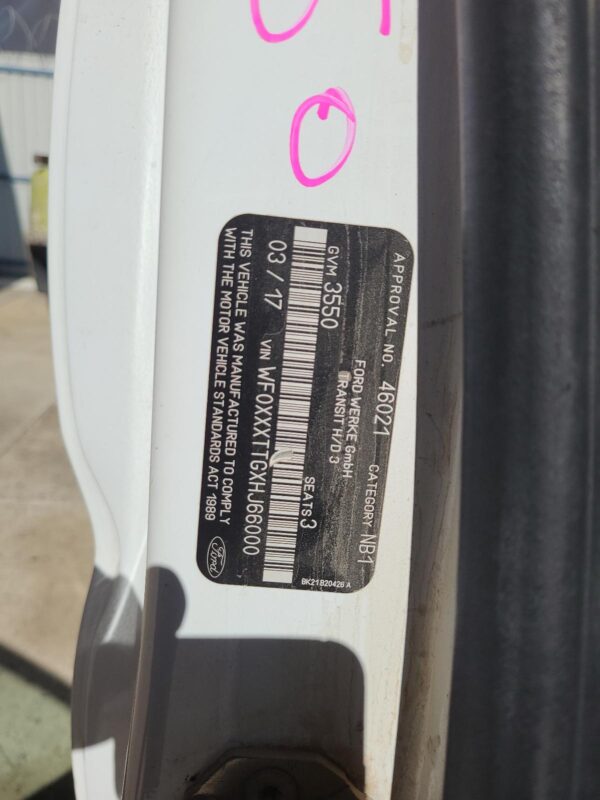 FORD TRANSIT 2014-2019 LOCK MECHANISM LEFT REAR DOOR LOCK, SLIDING DOOR, NON POW - Image 22