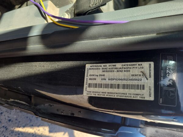 MERCEDES VITO 2004-2009 HEATER/AC CONTROLS FRONT, NON SCREEN, NON REAR A/C TYPE, - Image 19