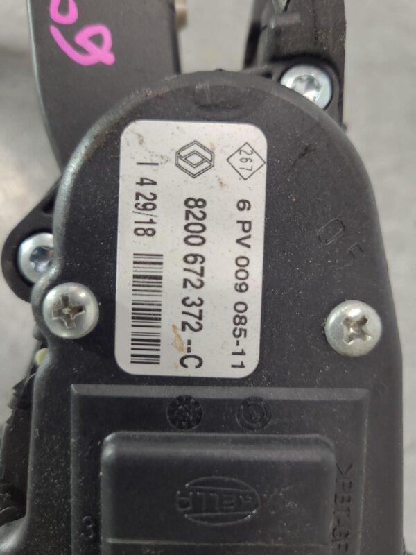 RENAULT MASTER 2011-2024 PEDAL ASSEMBLY ACCELERATOR PEDAL, X62, 09/11- - Image 3