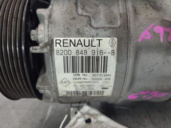 RENAULT MASTER 2011-2024 A/C COMPRESSOR X62, DIESEL, 2.3, TURBO, 09/11- - Image 3