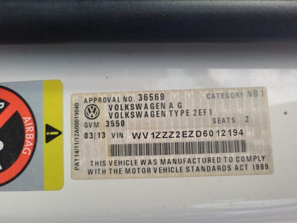 VOLKSWAGEN CRAFTER 2007-2017 RIGHT GUARD LINER 02/07-07/17 - Image 11