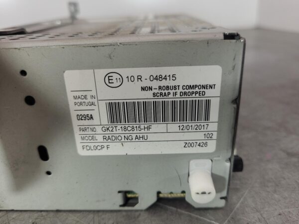 FORD TRANSIT 2015-2019 STEREO/HEAD UNIT DISPLAY UNIT, 4IN, NON SAT NAV TYPE, VO, - Image 13