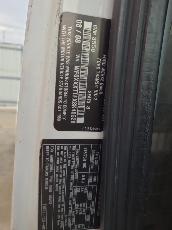 FORD TRANSIT 2006-2014 RIGHT FRONT DOOR WINDOW VM SI-II, 07/06-02/14 - Image 30