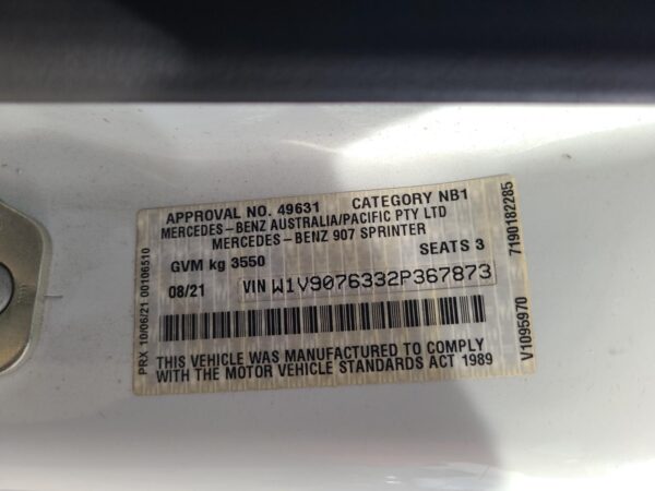 MERCEDES SPRINTER 2018-2025 RIGHT FRONT 1/4 DOOR GLASS VS30, 05/18- - Image 38