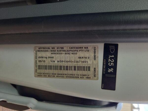 MERCEDES VITO 2004-2015 FUSE BOX ENGINE BAY, DIESEL, 2.1, W/ BCM, 639, 04/04-02/ - Image 19