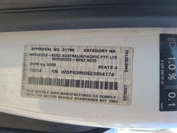 MERCEDES VITO 2004-2015 RADIATOR AUTO, 639, 04/04-02/15 - Image 20