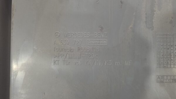 MERCEDES VITO 2004-2015 DOOR TRIM LH FRONT, 639, 04/04-02/15 - Image 5