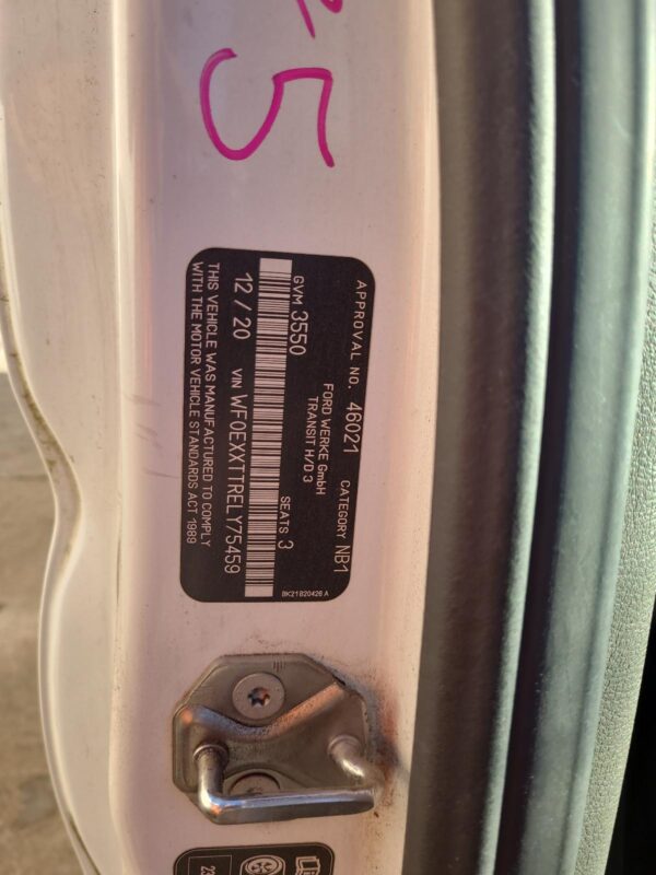 FORD TRANSIT 2014-2024 WHEEL STEEL VO, FACTORY, 16X6.5IN, SINGLE WHEEL TYPE, 02/ - Image 11