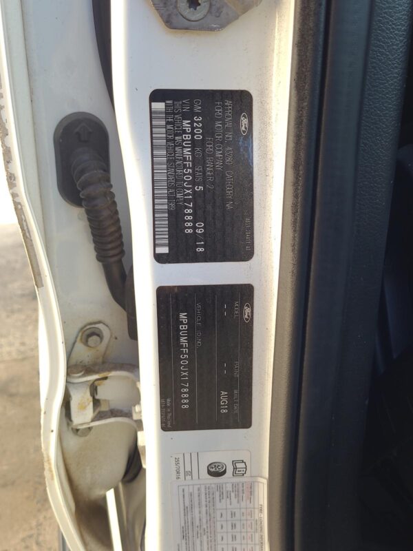 FORD RANGER 2015-2022 LOCK MECHANISM RIGHT REAR DOOR LOCK, DUAL CAB, PX, 06/15-0 - Image 61