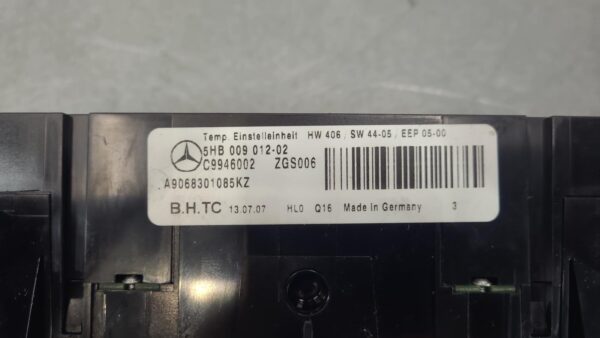 MERCEDES SPRINTER 2006-2018 HEATER/AC CONTROLS NCV3, STANDARD TYPE, 10/06-04/18 - Image 14