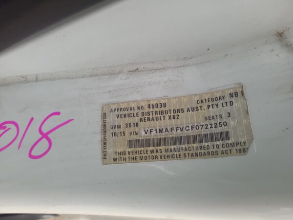 RENAULT MASTER 2011-2024 PARTICULATE FILTER/DPF DIESEL, 2.3, FWD, TURBO, X62, 09 - Image 11