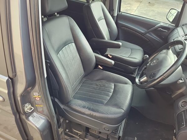 MERCEDES VIANO 2011-2014 TRIM PANEL AIR VENTS ON DASH (LH SIDE), DARK GREY, 639, - Image 17