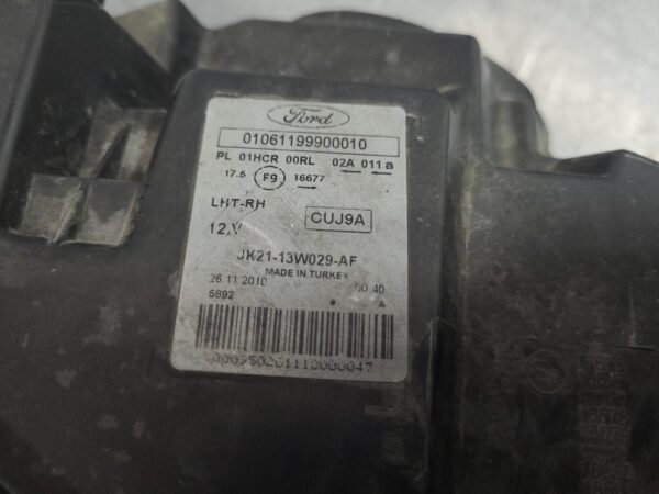 FORD TRANSIT CUSTOM 2018-2023 RIGHT HEADLAMP VN, HALOGEN TYPE, 01/18-08/23 - Image 6