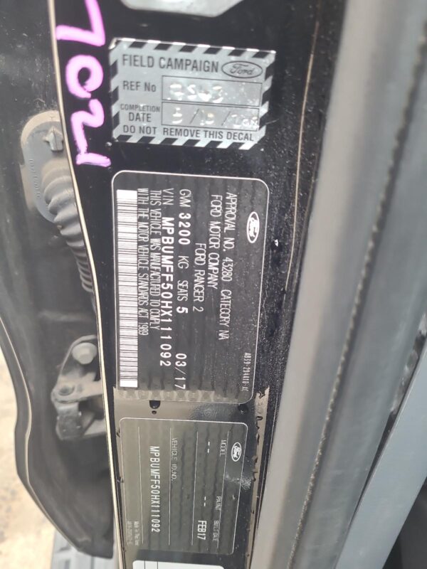 FORD RANGER 2011-2022 ECU PX SERIES 1-3, GLOW PLUG RELAY CONTROL MODULE, 3.2, DI - Image 91