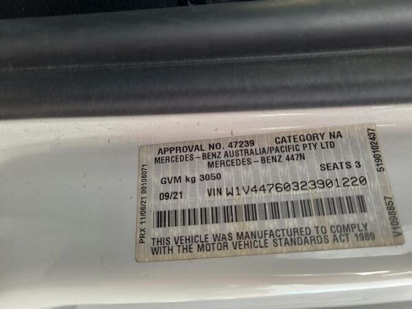 MERCEDES VITO 2015-2024 HATCH STRUT 447, TAILGATE STRUT (PAIR), 03/15- - Image 19