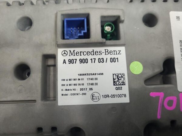 MERCEDES SPRINTER 2018-2024 STEREO/HEAD UNIT VS30, DISPLAY UNIT, 7IN TOUCHSCREEN - Image 6