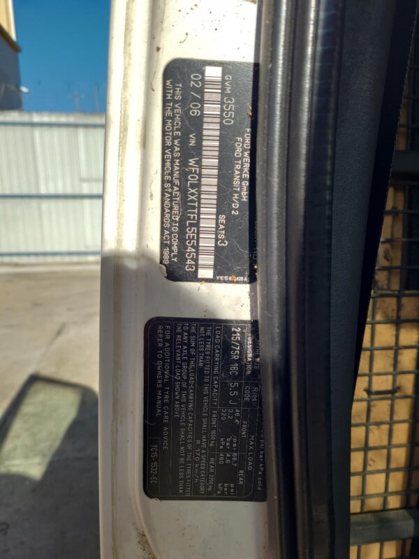 FORD TRANSIT 2000-2006 INTERCOOLER DIESEL, 2.4, VH-VJ 10/00-08/06 - Image 55