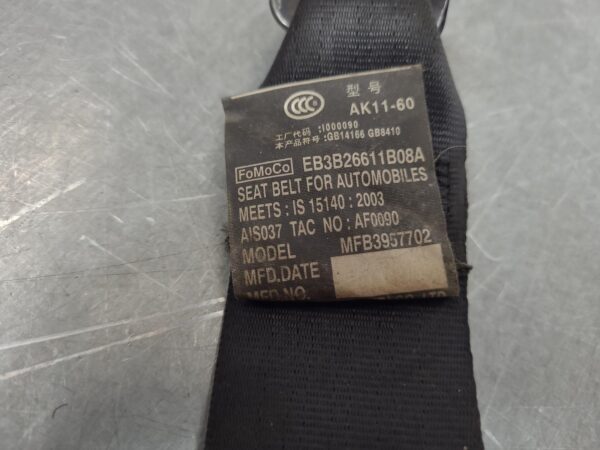 FORD EVEREST 2015-2022 SEAT BELT LH FRONT, SEAT BELT ONLY, UA, 07/15-05/22 - Image 2