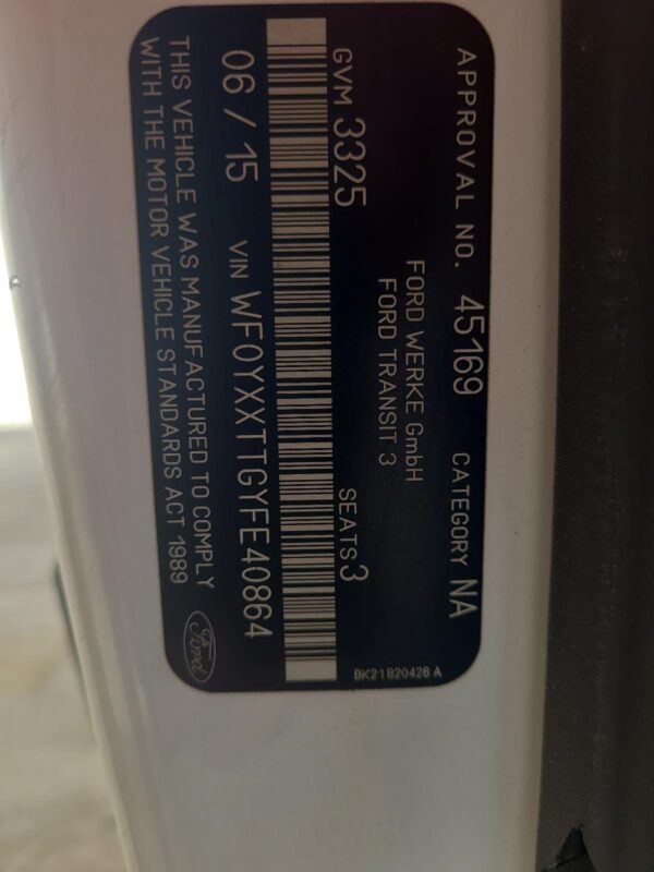 FORD TRANSIT CUSTOM 2013-2017 INTERCOOLER TURBO TO INTERCOOLER HOSE/PIPES, DIESE - Image 21