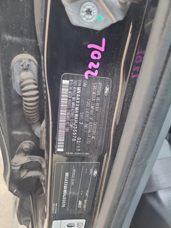 FORD EVEREST 2015-2022 HEATER FAN MOTOR UA, FRONT, 07/15-05/22 - Image 22