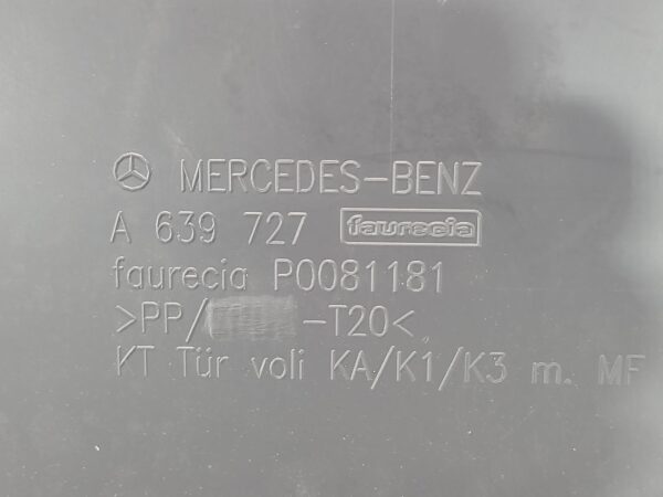 MERCEDES VITO 2004-2015 DOOR TRIM LH FRONT, 639, 04/04-02/15 - Image 14