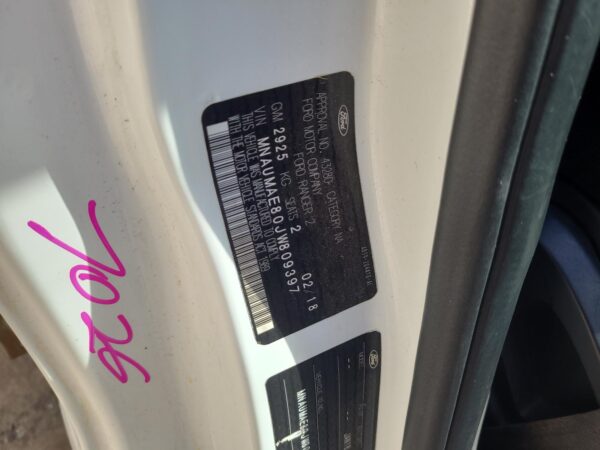 FORD RANGER 2011-2022 LEFT FRONT DOOR WINDOW PX, SINGLE/EXTRA CAB, 06/11-04/22 - Image 20