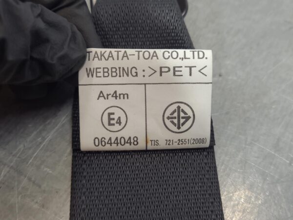 MITSUBISHI TRITON 2015-2023 SEAT BELT RH REAR, SEAT BELT ONLY, DUAL CAB, MQ-MR, - Image 3