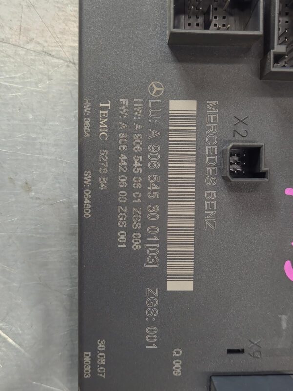 MERCEDES SPRINTER 2006-2018 ECU BCM/SAM UNIT, P/N A906545340109/A9069006403, NCV - Image 16