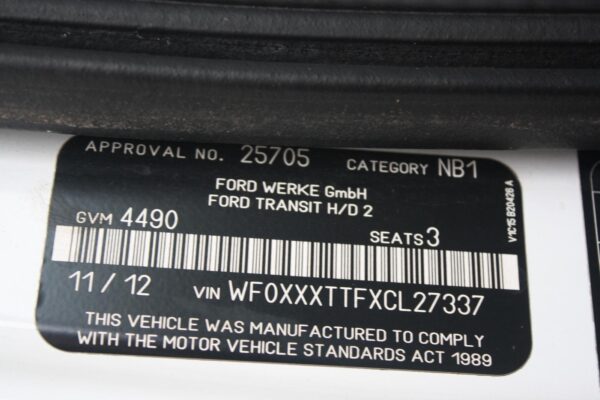 FORD TRANSIT 2006-2014 REAR DIFF ASSEMBLY VM, VAN, DUAL WHEEL, 6 SPEED, 4.27 RAT - Image 20