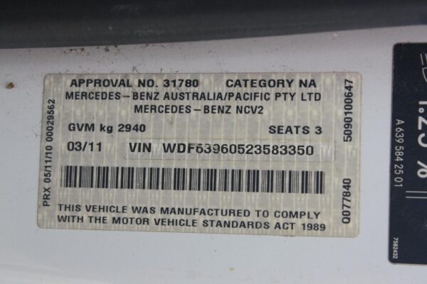 MERCEDES VITO 2004-2011 WIPER LINKAGE 639 VAN 05/04-01/11 - Image 11