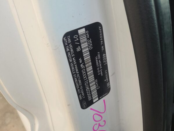 FORD TRANSIT 2014-2024 LOCK MECHANISM RIGHT DOOR LOCK, LOWER, BARN DOOR, VO, 02/ - Image 11