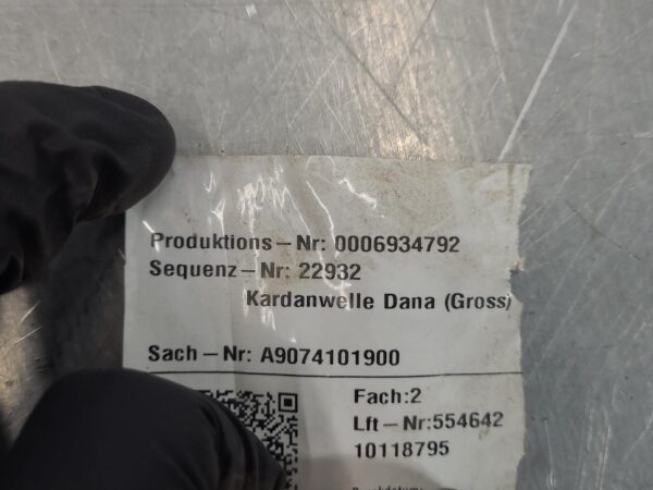 MERCEDES SPRINTER 2018-2024 REAR PROP SHAFT VS30, AWD, 05/18- - Image 12