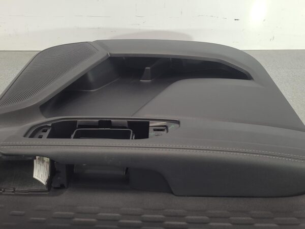 FORD RANGER 2022-2025 DOOR TRIM RA, LH REAR, LEATHER, BLACK, W/ WHITE STITCHING, - Image 14