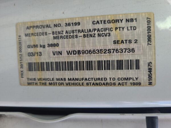 MERCEDES SPRINTER 2006-2018 REAR PROP SHAFT VAN TYPE, ELWB, NCV3, 10/06-04/18 - Image 22