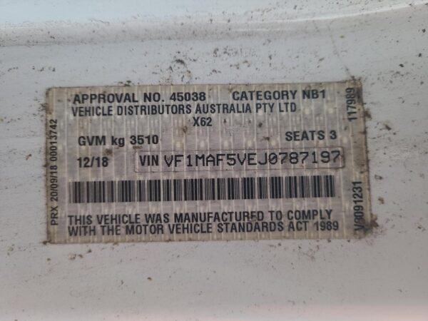 RENAULT MASTER 2011-2024 TRANS/GEARBOX AUTO, FWD, DIESEL, 2.3, TURBO, NON SHIFT - Image 22