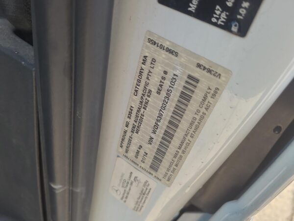 MERCEDES VITO 2004-2015 BOOTLID/TAILGATE TAILGATE, 639, 04/04-02/15 - Image 27