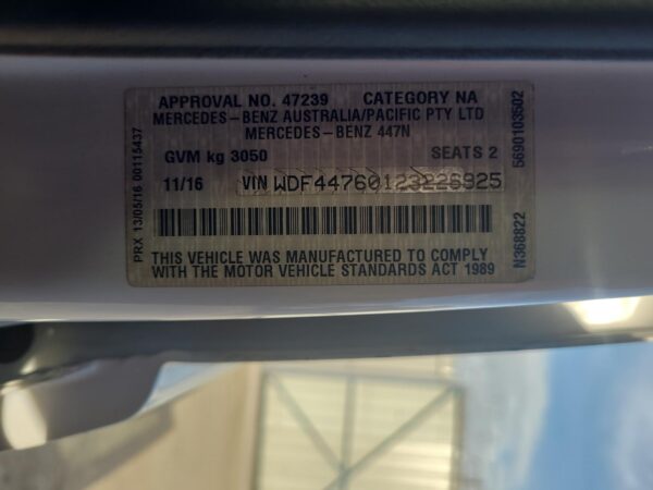 MERCEDES VITO 2015-2025 OVERFLOW BOTTLE 447, 03/15- - Image 11