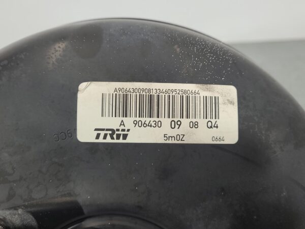 MERCEDES SPRINTER 2014-2018 BRAKE BOOSTER NCV3, DIESEL, 2.1, TURBO, TRW BRAND, 0 - Image 5