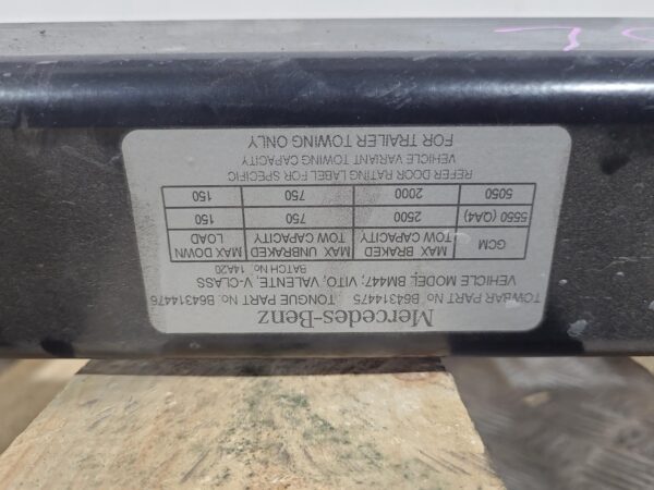 MERCEDES VITO 2015-2025 TOWBAR 447, 03/15- - Image 24