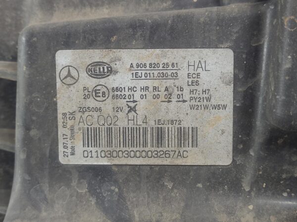 MERCEDES SPRINTER 2013-2018 LEFT HEADLAMP NCV3, 10/13-04/18 - Image 18