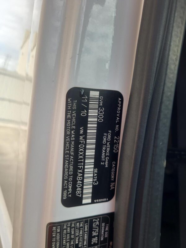 FORD TRANSIT 2006-2014 RIGHT GUARD VM SI-II, NON REPEATER TYPE,07/06-02/14 - Image 76