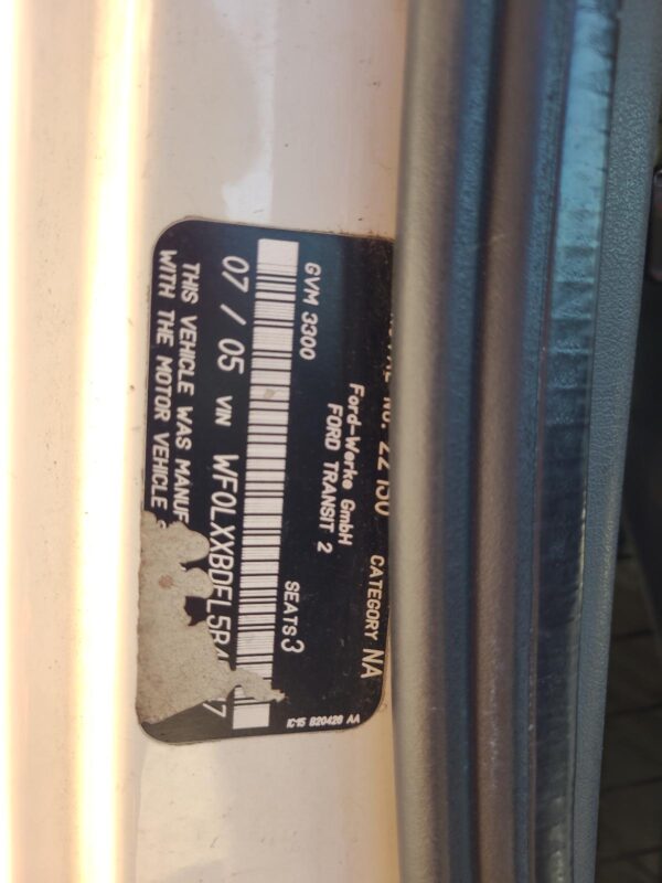 FORD TRANSIT 2000-2006 LEFT GUARD VH-VJ, VAN & BUS, 10/00-08/06 - Image 11