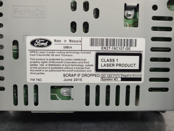 FORD TERRITORY 2011-2016 STEREO/HEAD UNIT SZ MKI-MKII, CONTROL PANEL, PREMIUM, B - Image 9