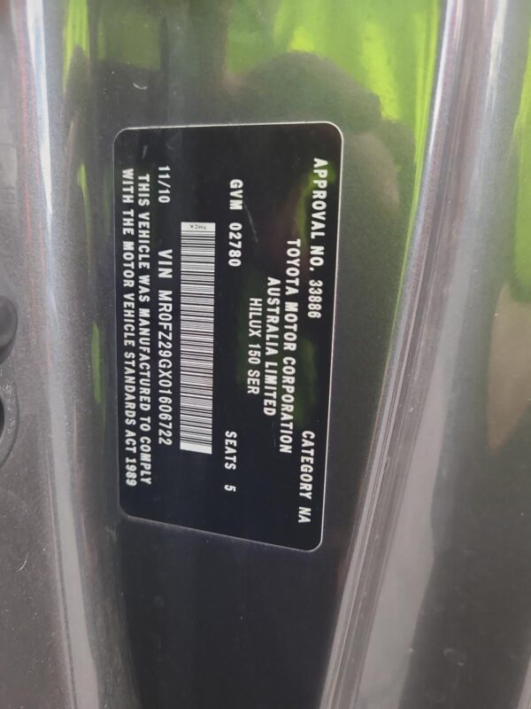 TOYOTA HILUX 2005-2015 DOOR HINGE/RUNNER CHECK STRAP, RH FRONT, 03/05-08/15 - Image 37