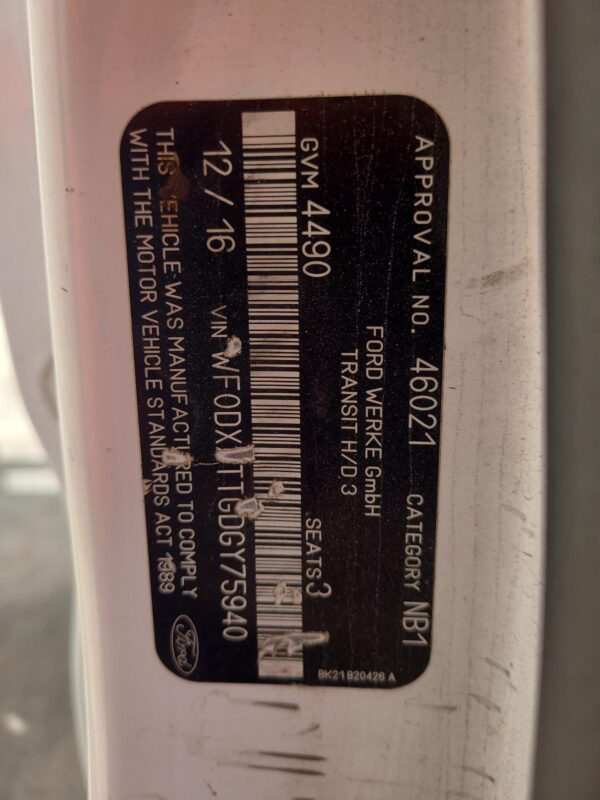 FORD TRANSIT 2014-2025 FAN SPEED RESISTOR VO, 02/14- - Image 11