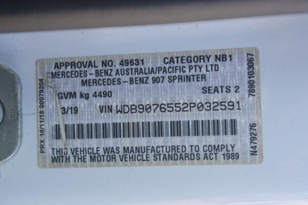 MERCEDES SPRINTER 2018-2024 CALIPER LH REAR, VS30, DUAL WHEEL TYPE, 05/18- - Image 14