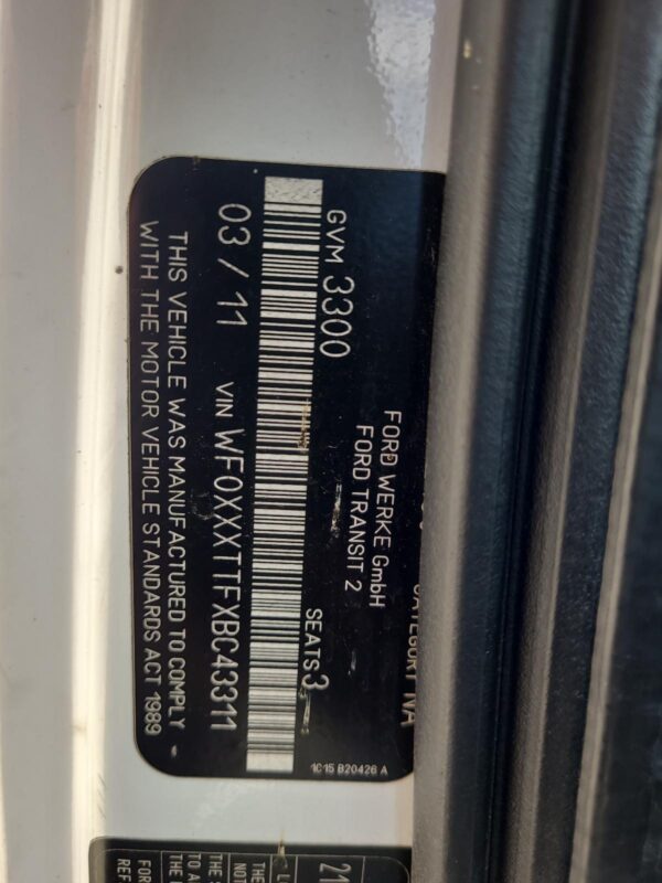 FORD TRANSIT 2006-2011 FAN A/C FAN, VM, 07/06-12/11 - Image 19