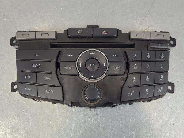 MAZDA BT50 2011-2017 STEREO/HEAD UNIT DASH RADIO CONTROL PANEL/CONTROL UNIT, W/