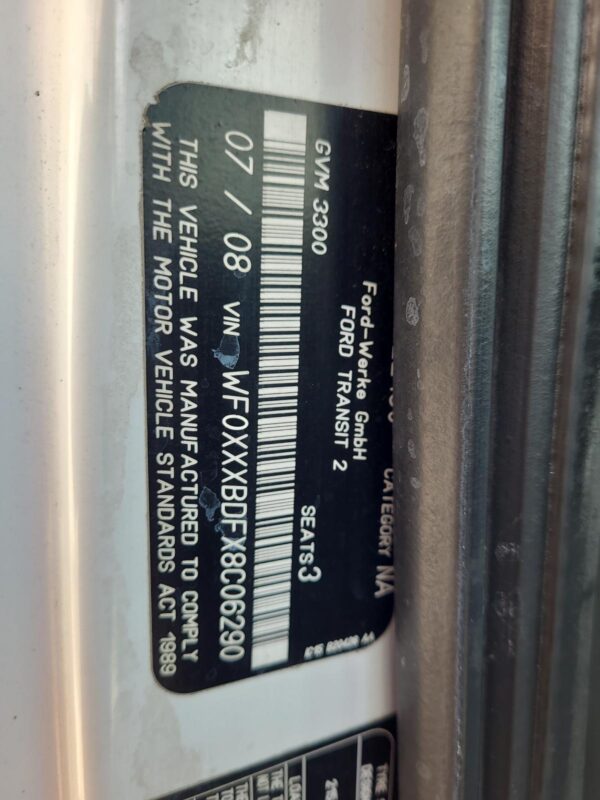 FORD TRANSIT 2006-2011 REAR PROP SHAFT DIESEL, 2.4, RWD, MWB, VAN, VM SI-II, 07/ - Image 43