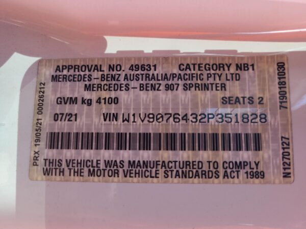 MERCEDES SPRINTER 2018-2024 LOCK MECHANISM VS30, LEFT SLIDE DOOR LOCK, 05/18- - Image 30